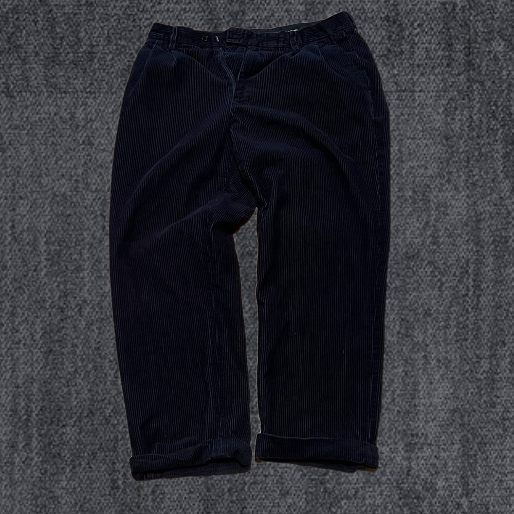 Dark blue corduroy pants Vintage